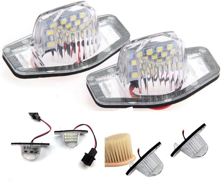 Car LED License Lamp 36 LED White License Plate Light Genuine Replacement Light Exterior Rear Custom Parts License Plate Light for Honda