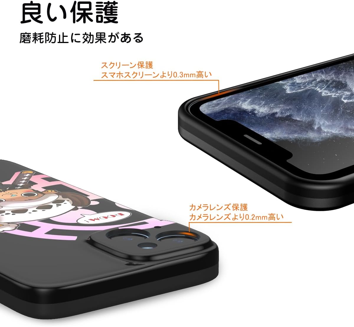 THE DREAMY LIFT iPhone Case Cover Anime Cartoon One Piece Low Chopper Luffy Cool Clean Moe Popular Goods Smartphone Case (Chopper 1, iPhone 14)