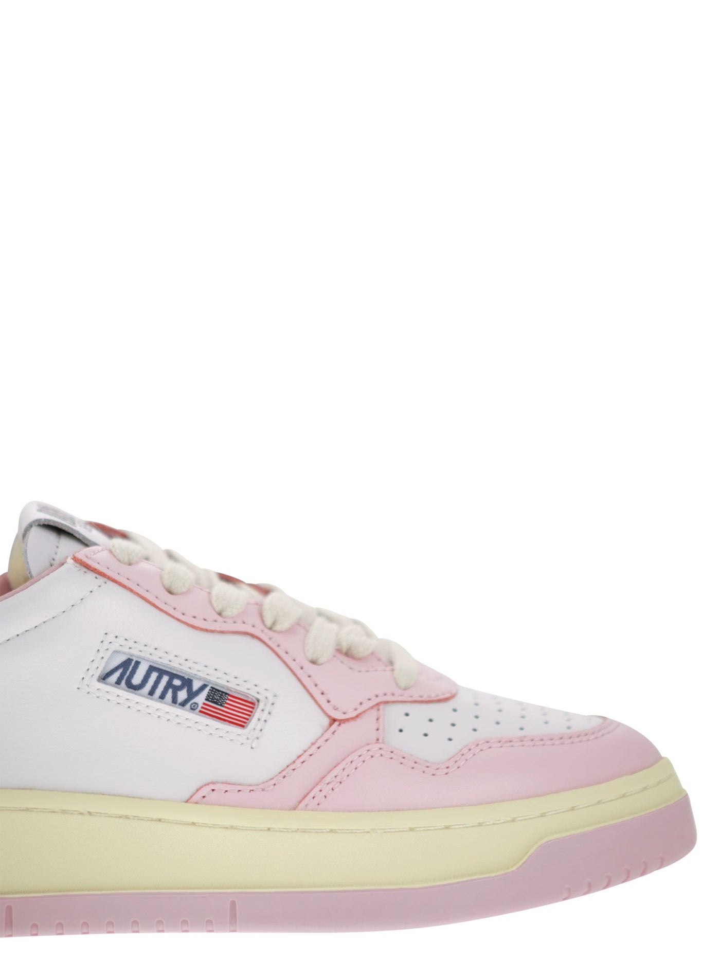 Autry Medalist Low Two Tone Leather Sneakers - Image 6