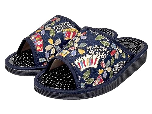 Daiming Shokai Women's Health Sandals, Japanese Pattern, Japanese Style, Slippers, Made in Japan
