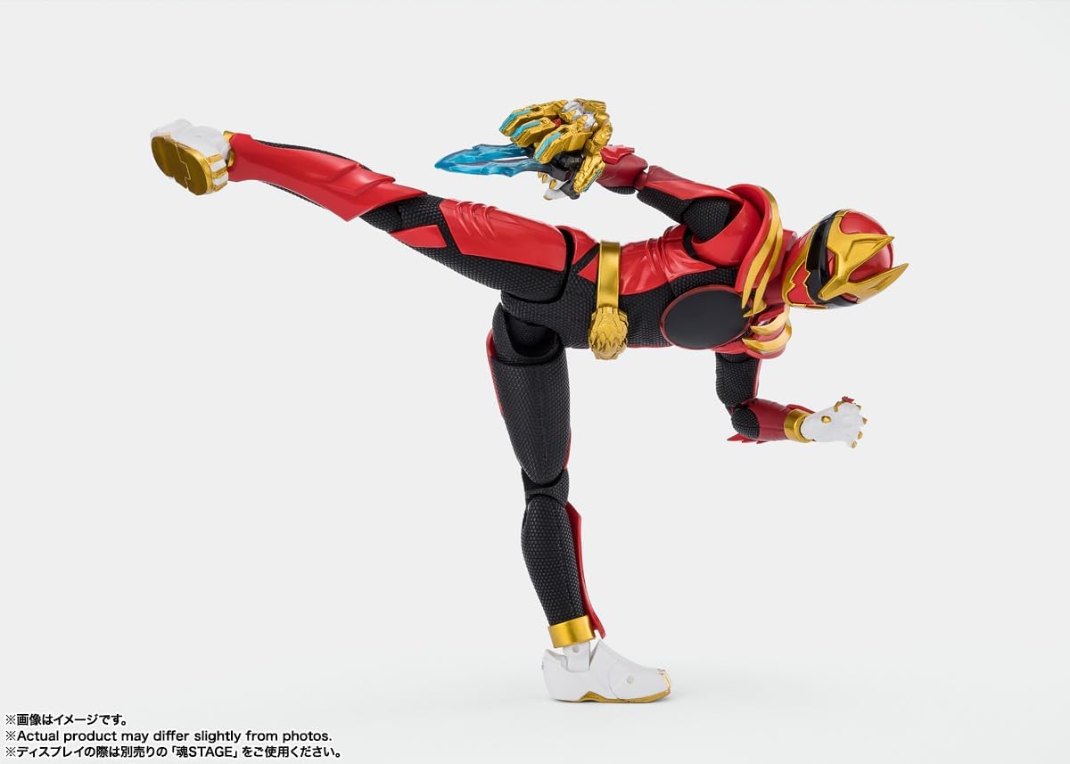 TAMASHII NATIONS S.H. Figuarts No. 1 Sentai Goju Wulf (First Press Limited Centering Included Version), Approx. 5.7 inches (145 mm), PVC, ABS, PC & PP, Painted Action Figure