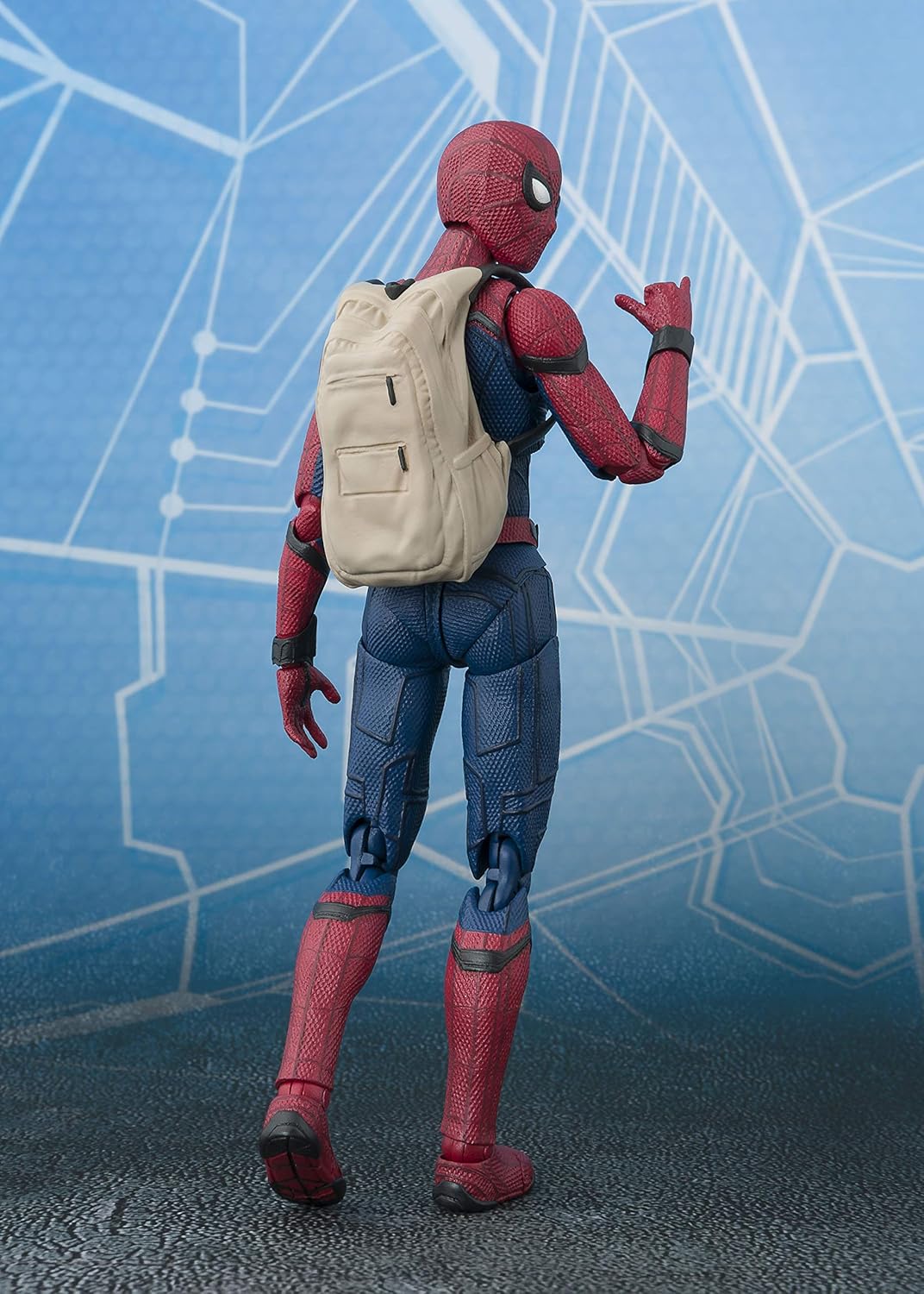 S.H. Figuarts Spider-Man (Spider-Man: Far From Home), ABS & PVC Pre-Painted Action Figure, Approx. 5.9 inches (150 mm)