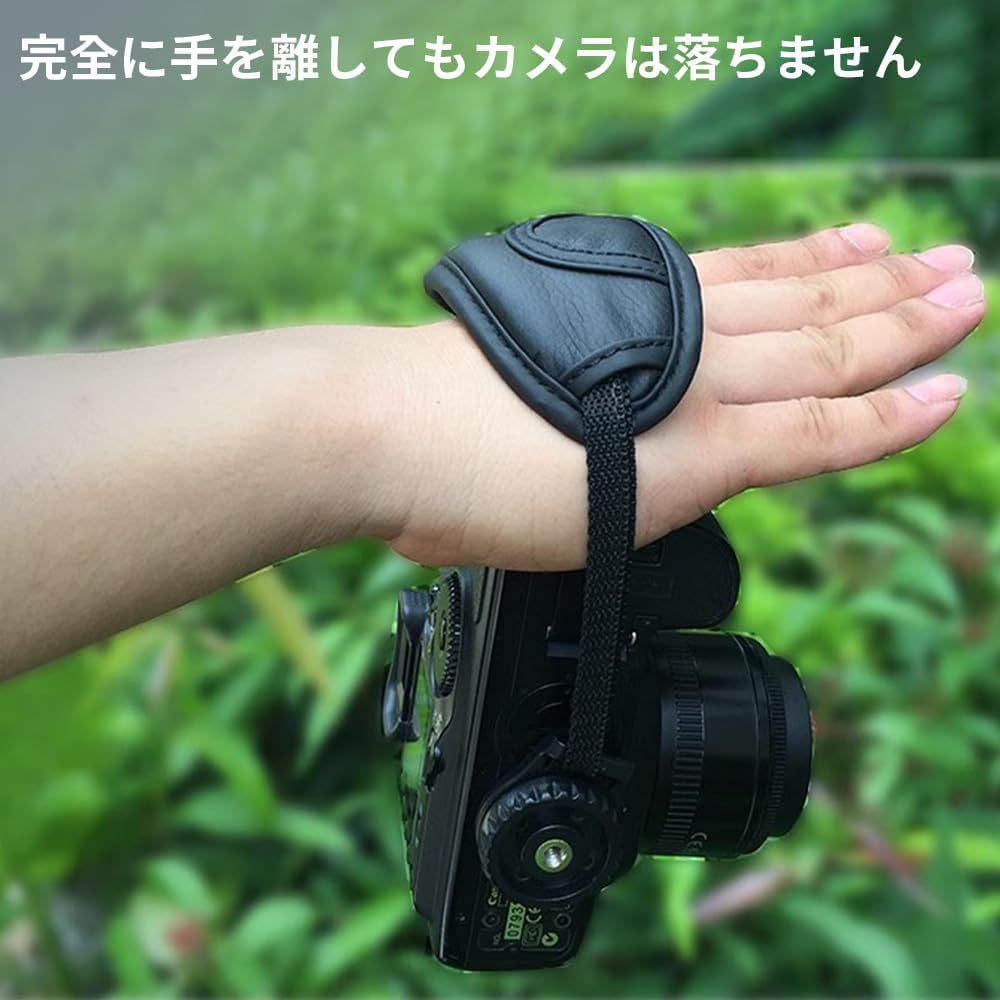 Canon DSLR Hand Strap Oval Wrist Strap for Nikon/Pentax No Letter Wrist Strap Micro Single Hand Strap Reducing Wrist Strap Safe and Easy to Carry for EOS 200D II 850D 90D 5D Mark IV/1D X Mark III