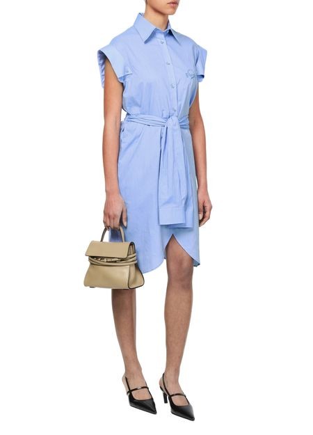 MOSCHINO コットンポプリン ベルト付き シャツワンピース - Image 6