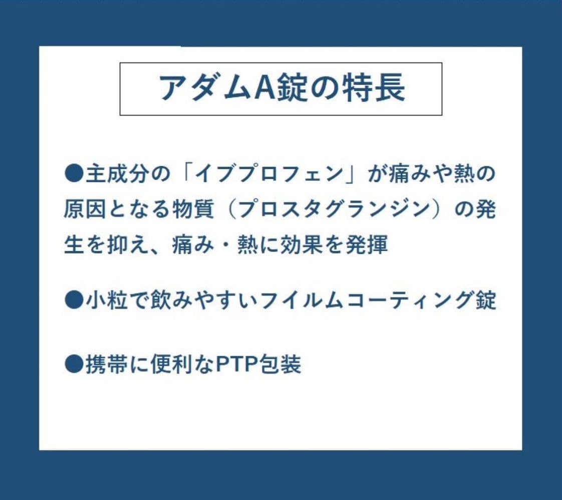 【指定第2類医薬品】アダムA錠 120錠
