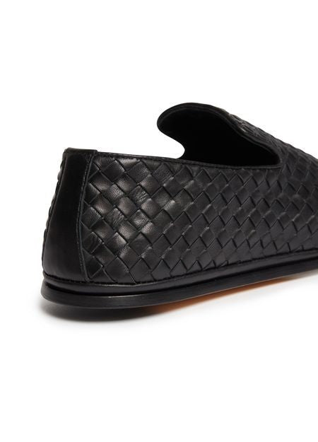 BOTTEGA VENETA イントレチャート レザースリッパ - Image 6