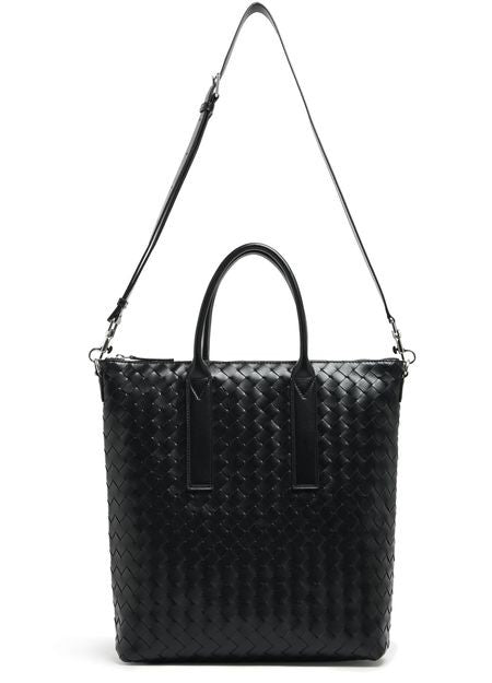 BOTTEGA VENETA イントレチャート ジップ付き ラージ トートバッグ - Image 6