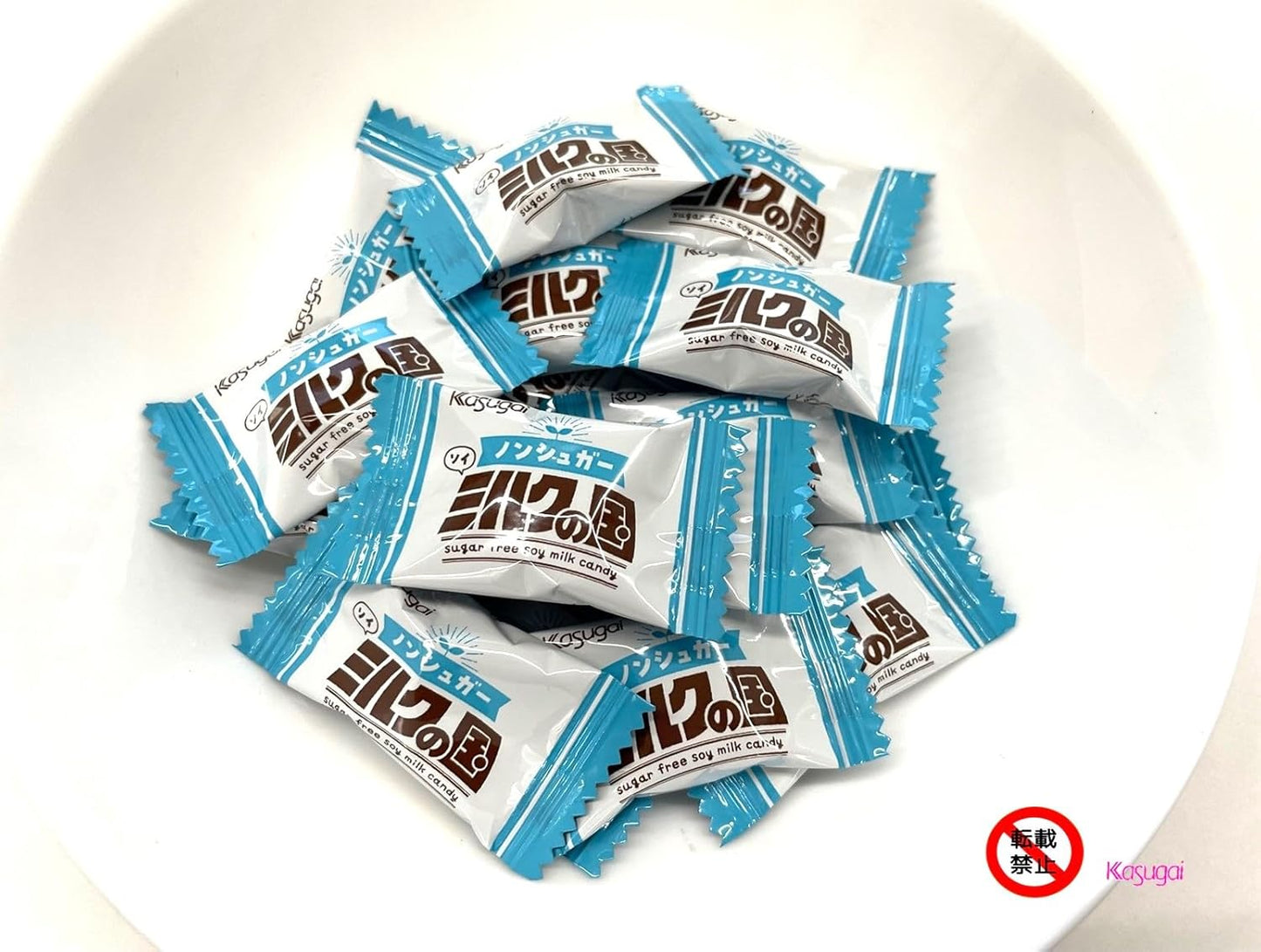 Kasugai Seika Non-Sugar Soy Milk Country 2.6 oz (75 g) x 6 Bags