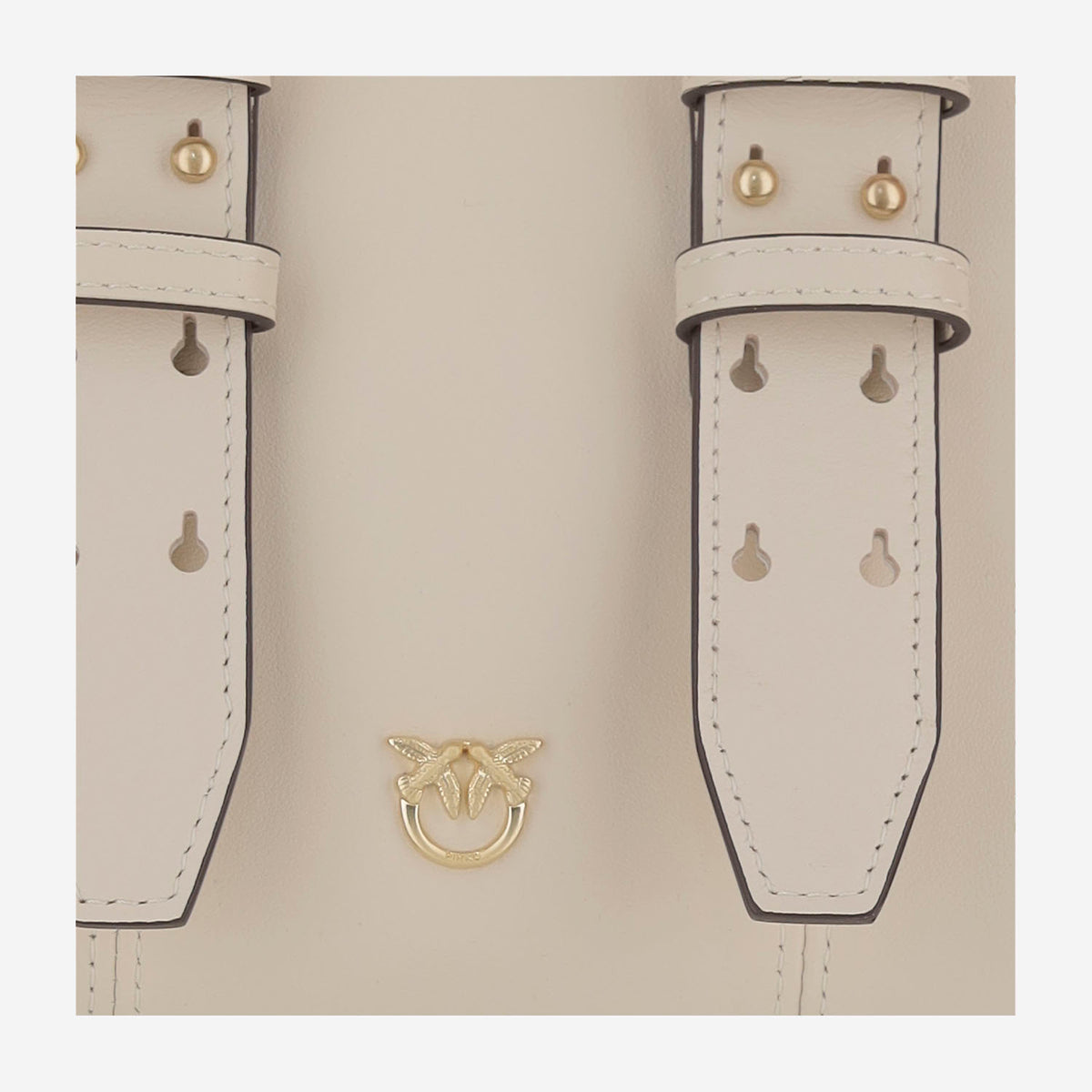 Pinko Pinko Mini Escape Leather Handbag - Image 6