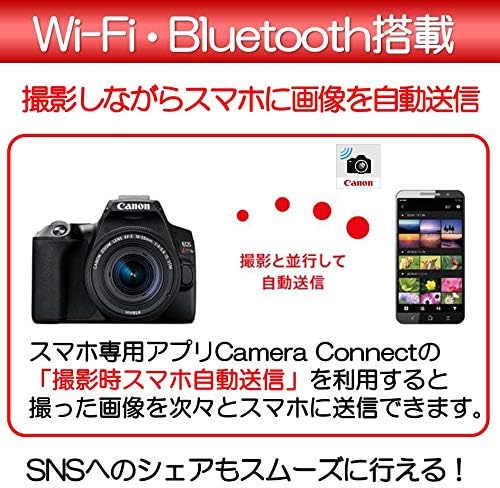Canon EOSKISSX10BK-WKIT Digital Single Lens Reflex Camera EOS Kiss X10, Double Zoom Kit, Black