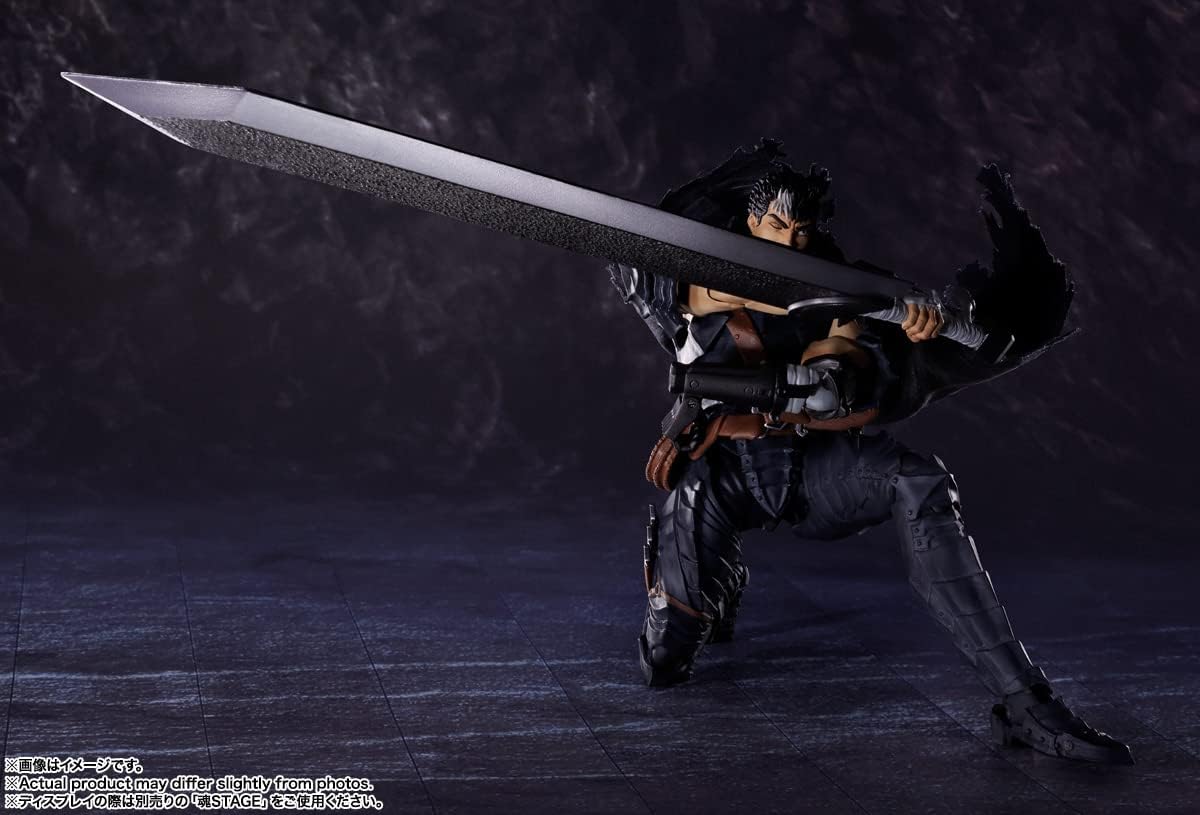S.H. Figuarts Berserk Guts (Berserk Armor), Approx. 6.3 inches (160 mm), ABS & PVC & Fabric, Pre-painted Action Figure