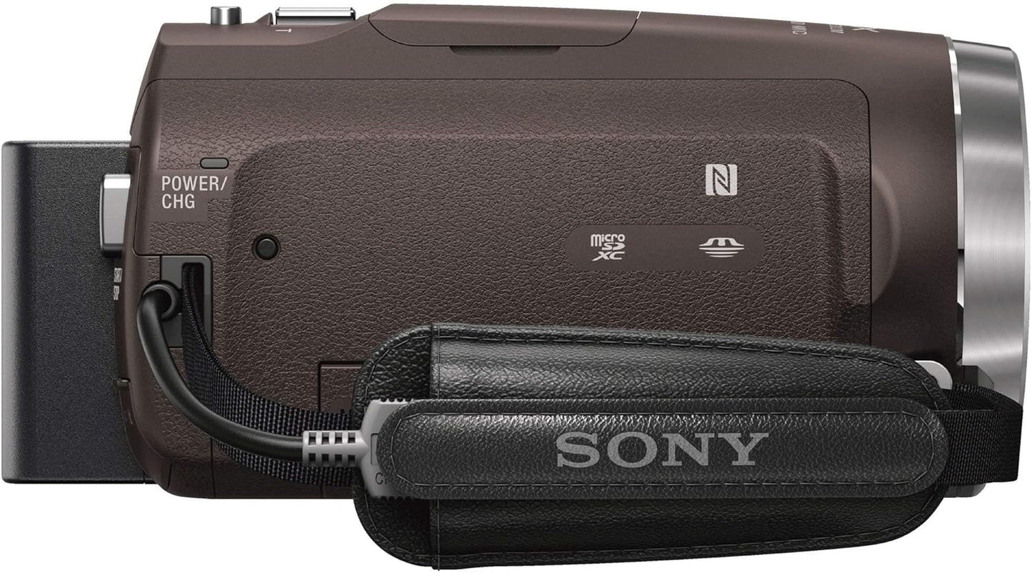 Sony HDR-PJ680 TI Handycam 30x Optical Camcorder 64GB Internal Memory Bronze Brown