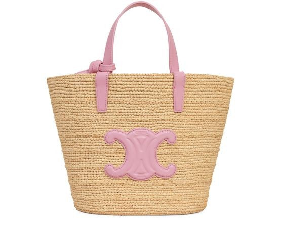CELINE ティーン サプル クラシック パニエ / ラフィア&カーフスキン - Image 6