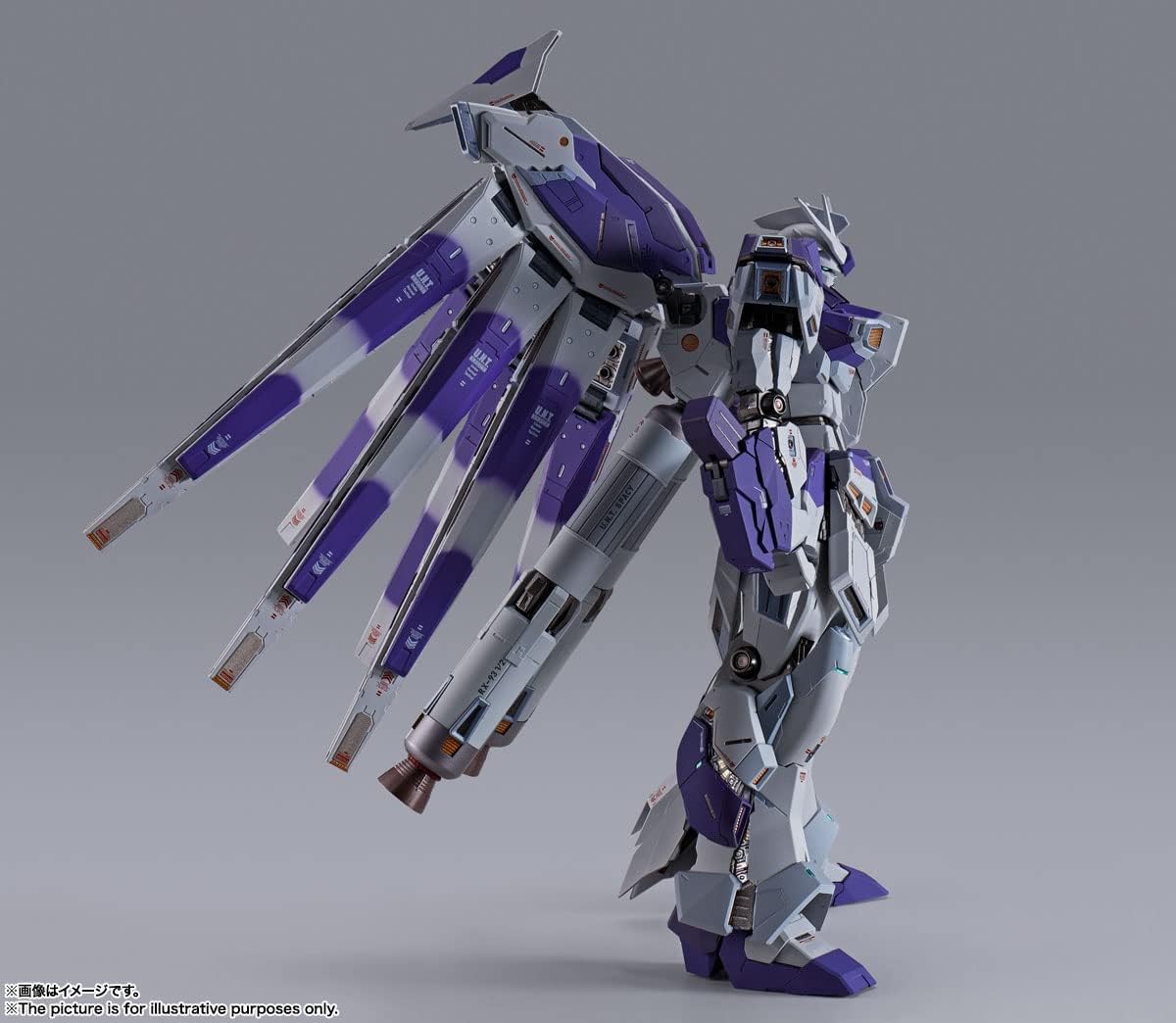 METAL BUILD BAS62996 Mobile Suit Gundam Char's Counterattack Bertochka Children Hi-V Gundam, Approx. 8.1 inches (205 mm), ABS & PVC & Die-Cast Pre-Painted Action Figure