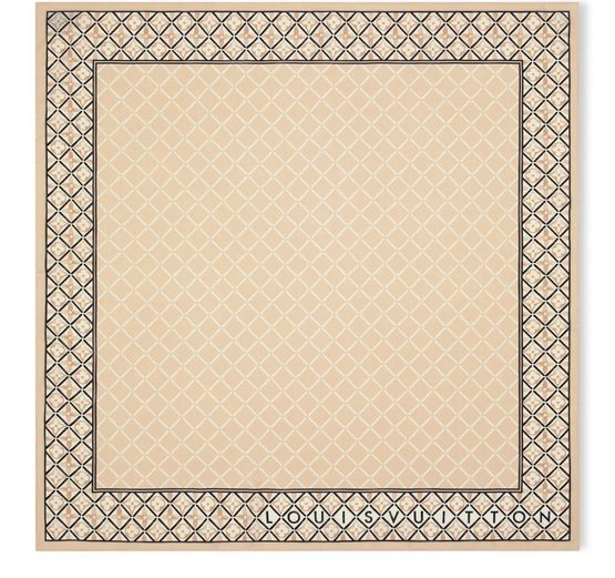 LOUIS VUITTON Monogram Flower Tile Shawl - Image 6