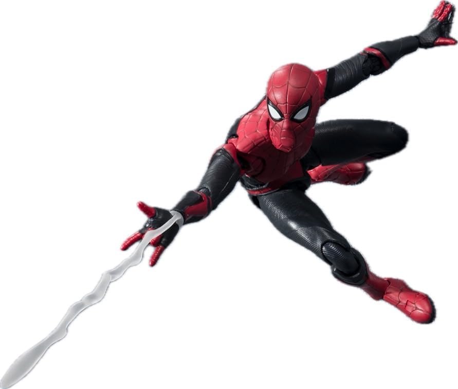 S.H. Figuarts Spider-Man Upgrade Suit (Spider-Man: No Way Home) Best Selection, Approx. 5.9 inches (150 mm), ABS and PVC Pre-painted Action Figure