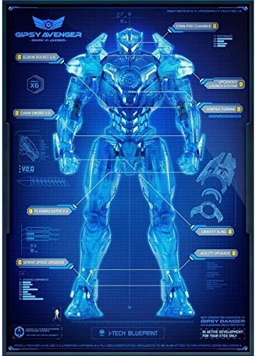 ROBOT魂 -ロボット魂- パシフィック・リム アップライジング〈SIDE JAEGER〉ジプシー・アベンジャー ブループリントクリアVER.(パシフィック・リム:アップライジンググッズ付映画前売券同梱品)