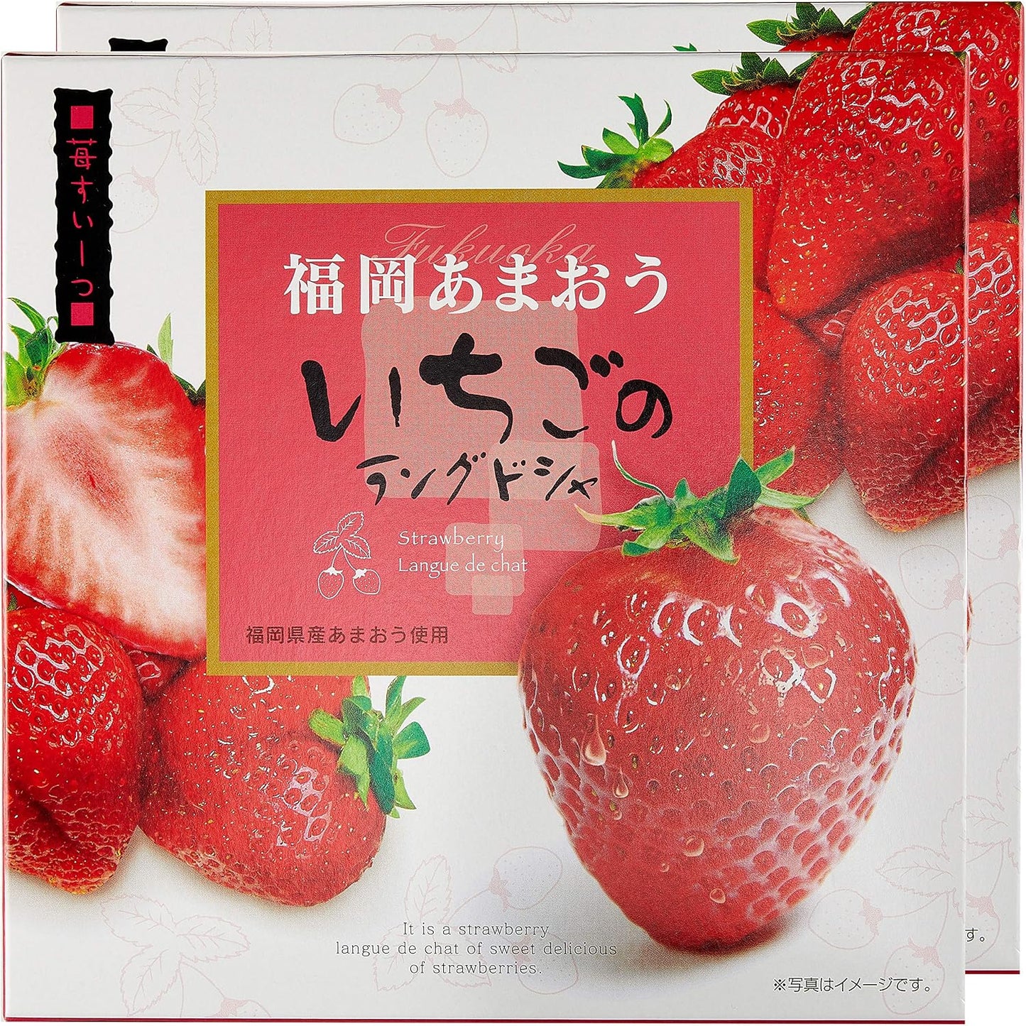 Taiho Bussan Fukuoka Amao Strawberry Langdosha / Fukuoka Souvenir, 10 Pieces x 2 Boxes