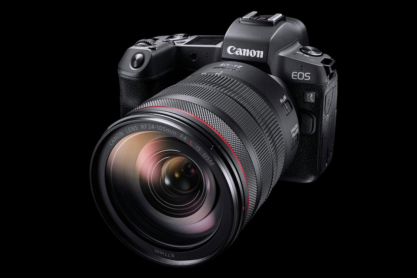 Canon 中望遠ズームレンズ RF24-105mm F4L IS USM EOSR対応 全長107.3mm ブラック RF24-10540LIS