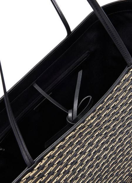 THE ROW Beau large raffia tote bag - Image 6