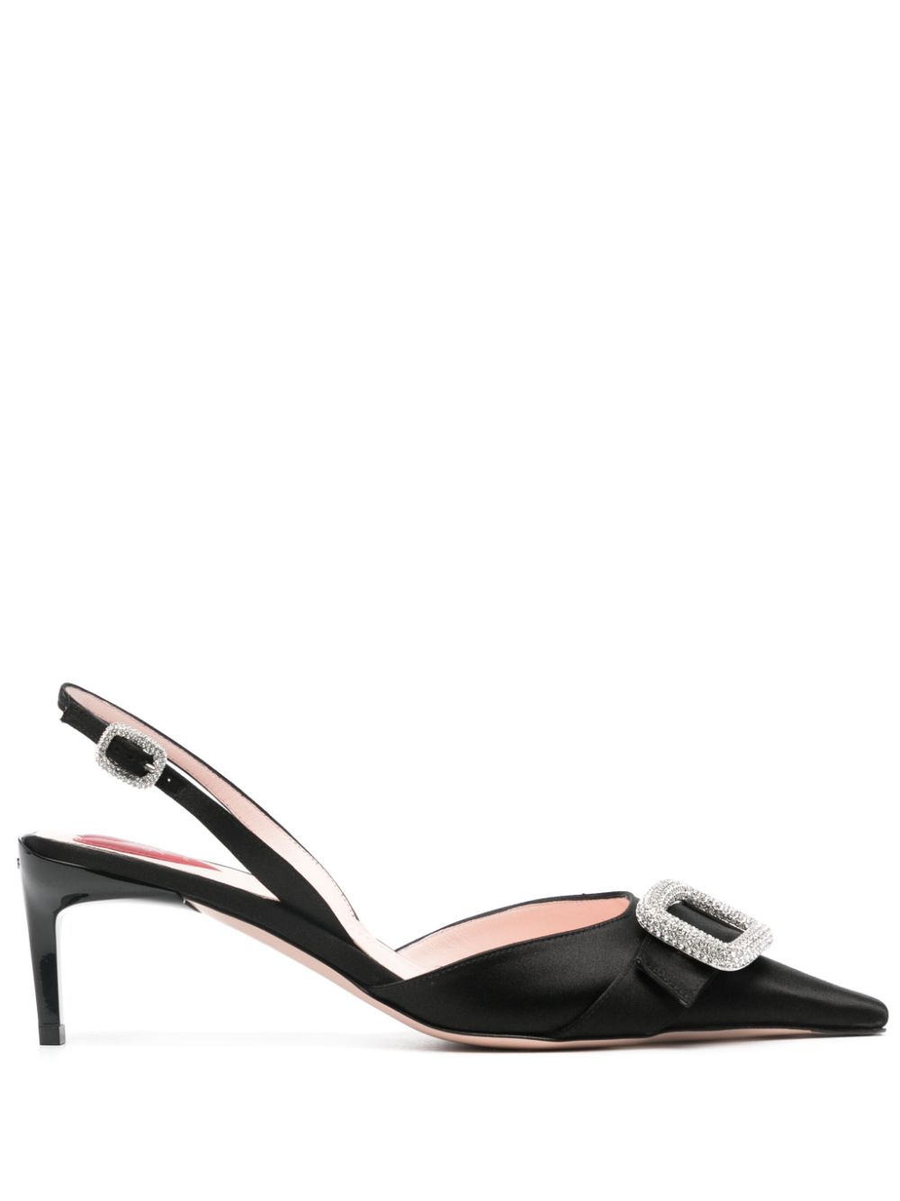 Roger Roger Vivier Dorsay Satin Slingbackポンプ - Image 6