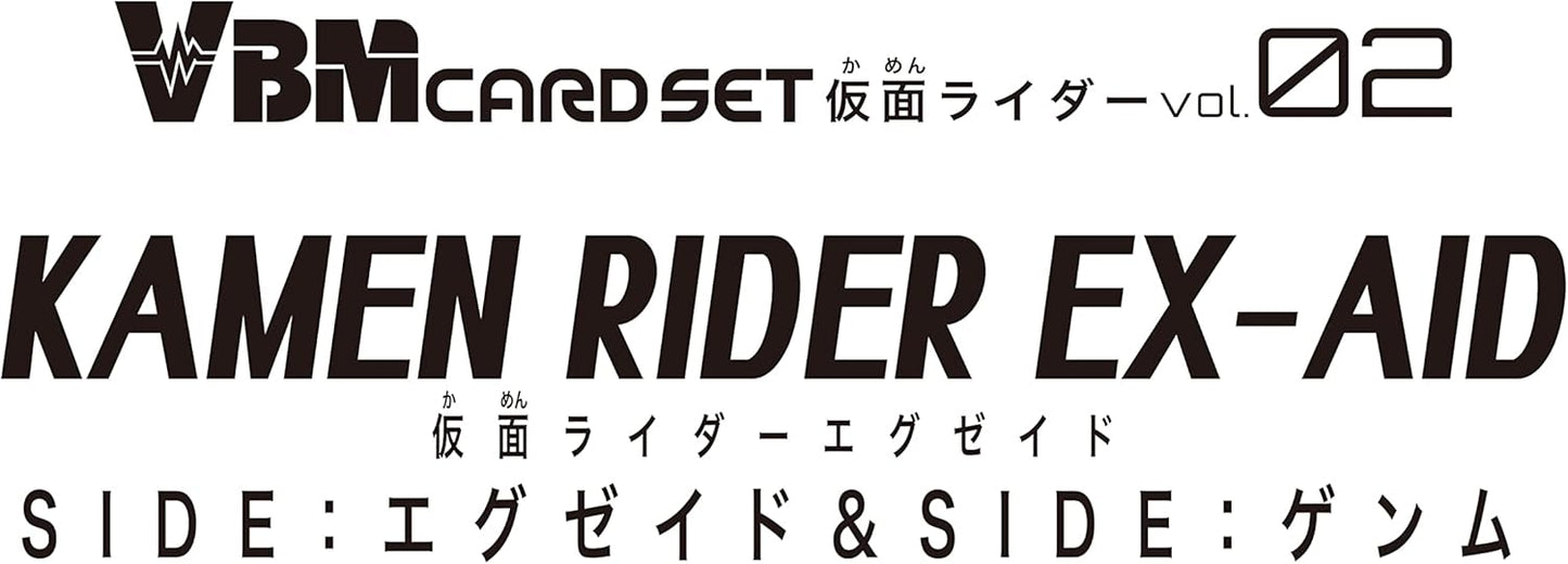 VBM Card Set Kamen Rider Vol.2 Kamen Rider Ex-Aid SIDE: Ex-Aid & SIDE: Genm
