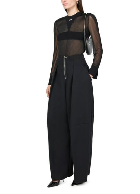 JEAN PAUL GAULTIER 厚手クレープボンデッドパンツ - Image 6