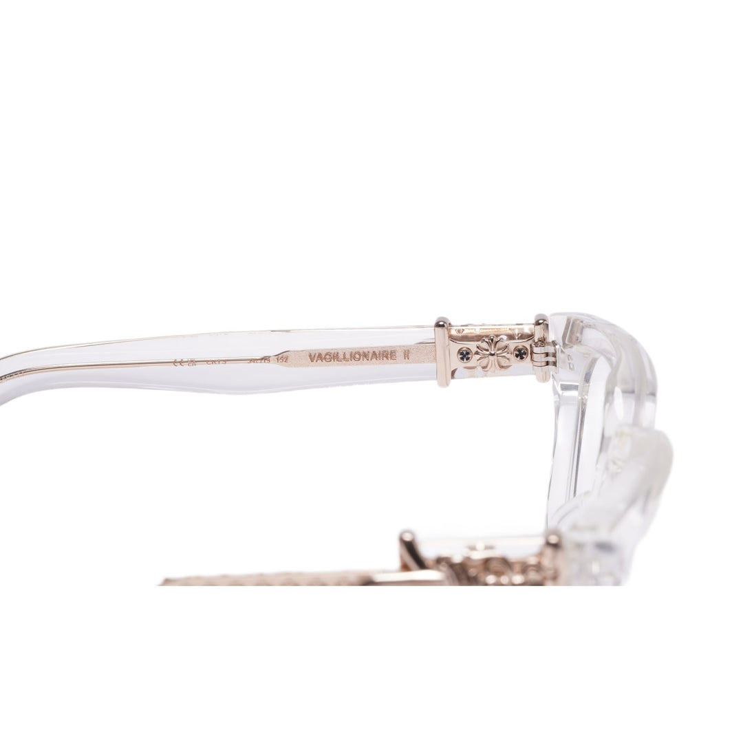 CHROME HEARTS 'CLEAR' VAGILLIONAIRE II GLASSES