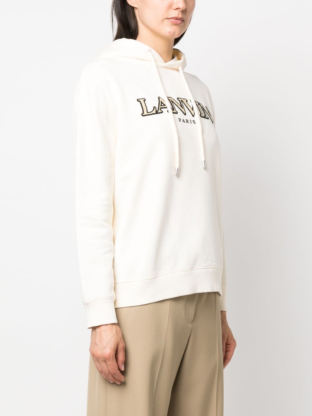 Lanvin ランバンロゴコットンパーカー - Image 6