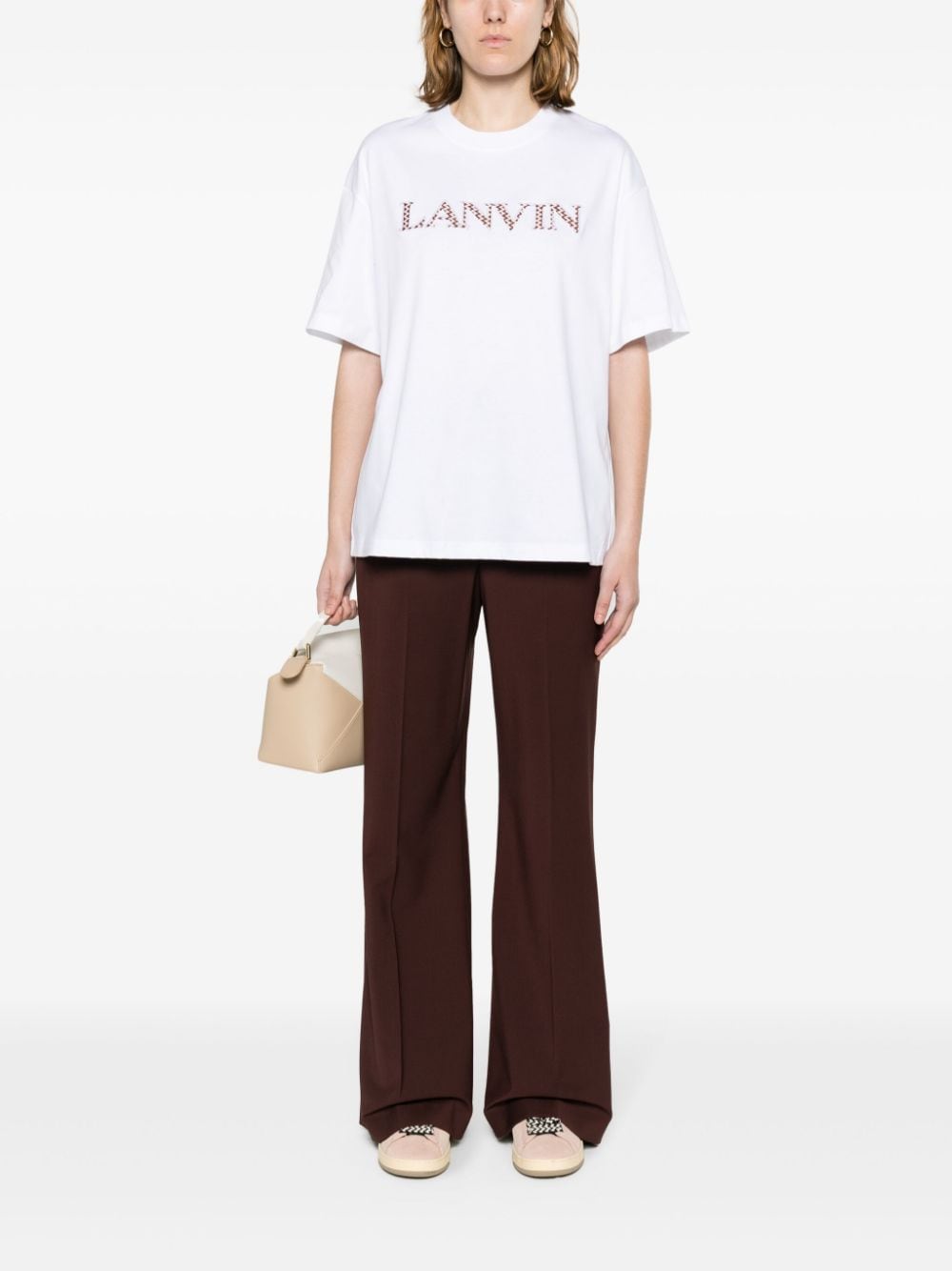 Lanvin ランバンロゴコットンTシャツ - Image 6