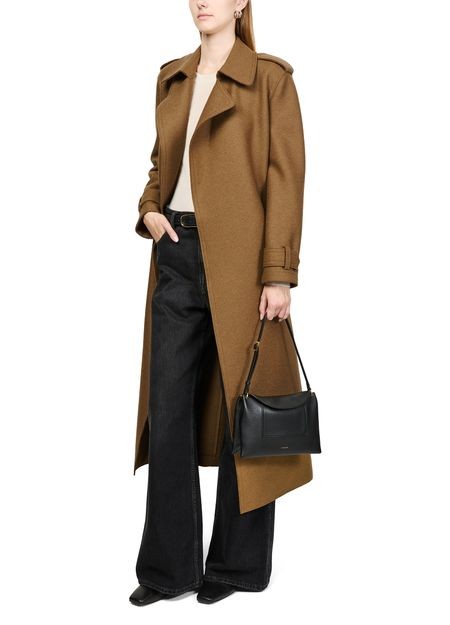 HARRIS WHARF LONDON Double-stitched long trench in pressed wool - Image 6