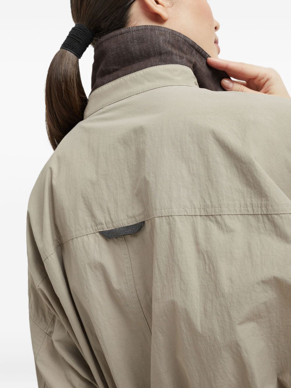 Brunello Cucinelli Nylon Trench Coat - Image 6
