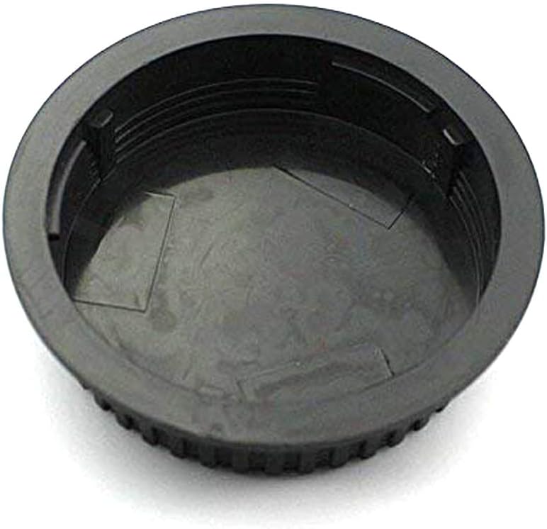 Rear Cap for Canon EF Mount Lens Camera Equipment Scratch Protection 1 Pack (Black)