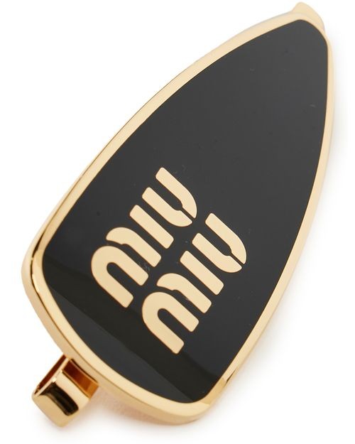MIU MIU エナメル仕上げメタル ヘアクリップ - Image 6