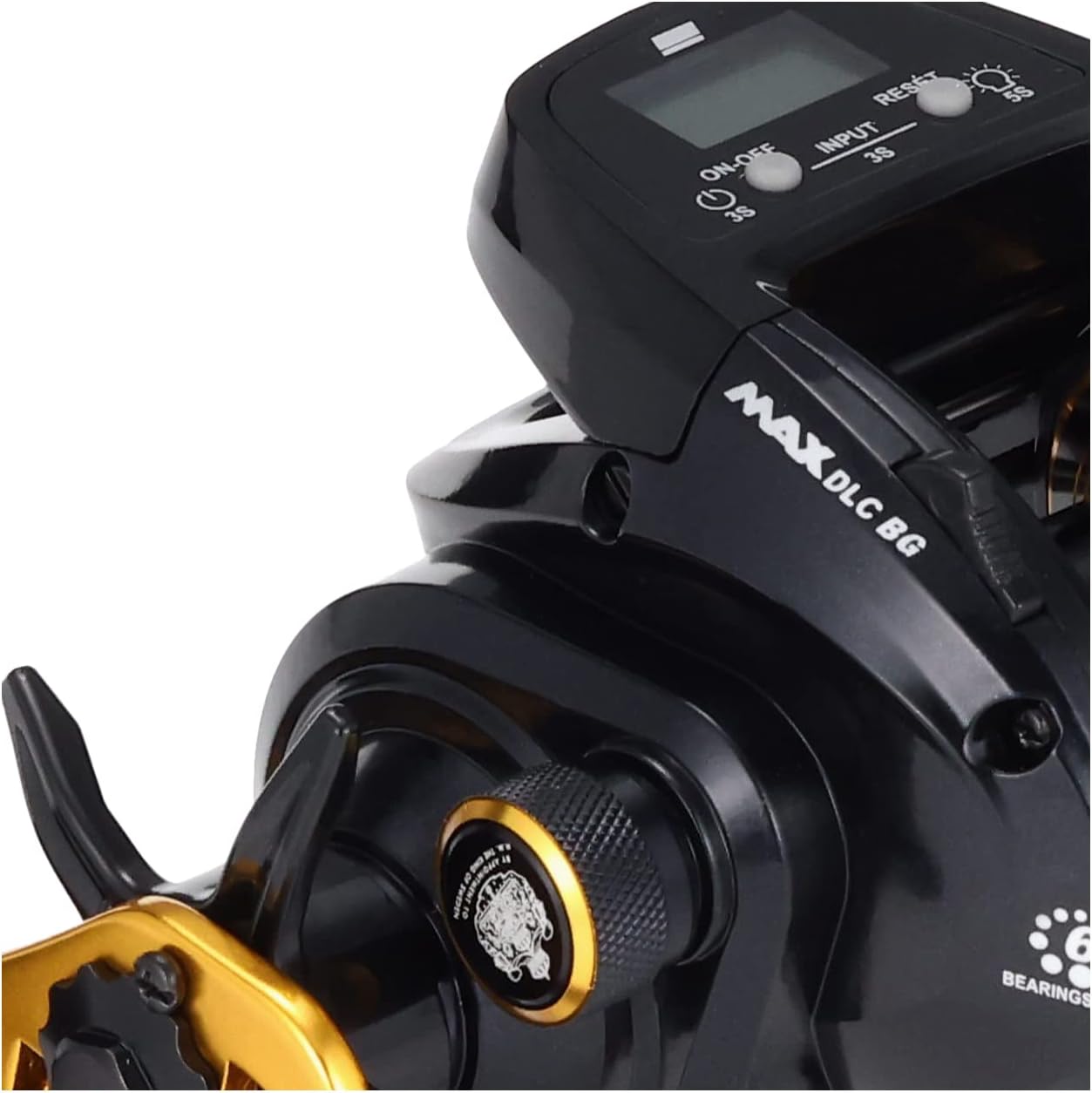 Abu Garcia MAX DLC BG Fishing Reel, Left-Hand Retrieve