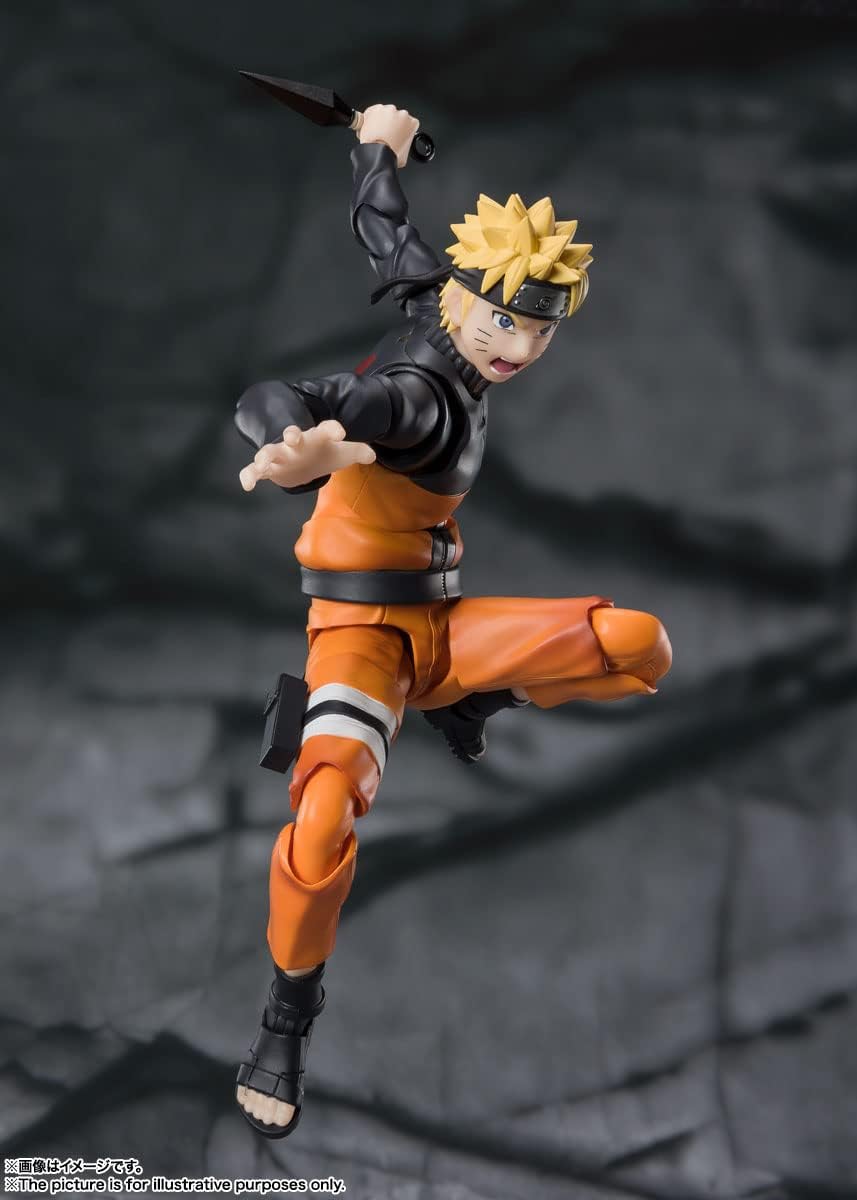 Tamashi Nations S.H. Figuarts Naruto Shippuden Uzumaki Naruto Nino-O Stem Power with Hope, (Resale Version) Approx. 5.7 inches (145 mm), PVC & ABS Pre-Painted Action Figure