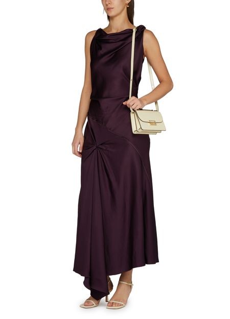 VICTORIA BECKHAM アシメントリー ミディ丈ドレープドレス - Image 6