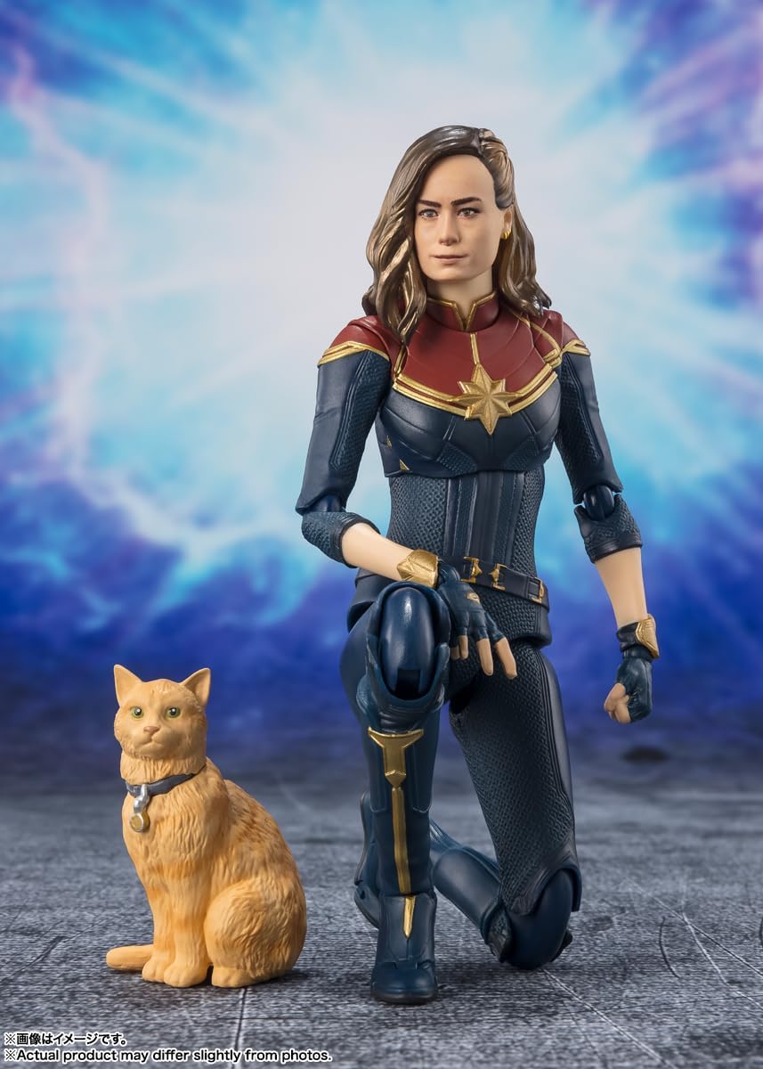S.H. Figuarts Captain Marvel Approx. 5.9 inches (150 mm), PVC & ABS, Pre-painted Action Figure