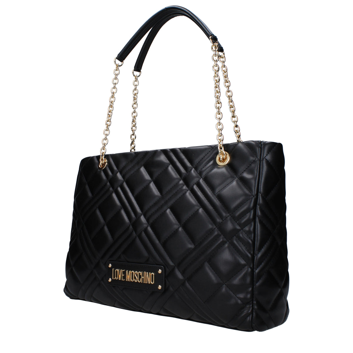 Moschino モスキーノのショルダーバッグが大好きな女性ポリウレタンブラック - Image 6