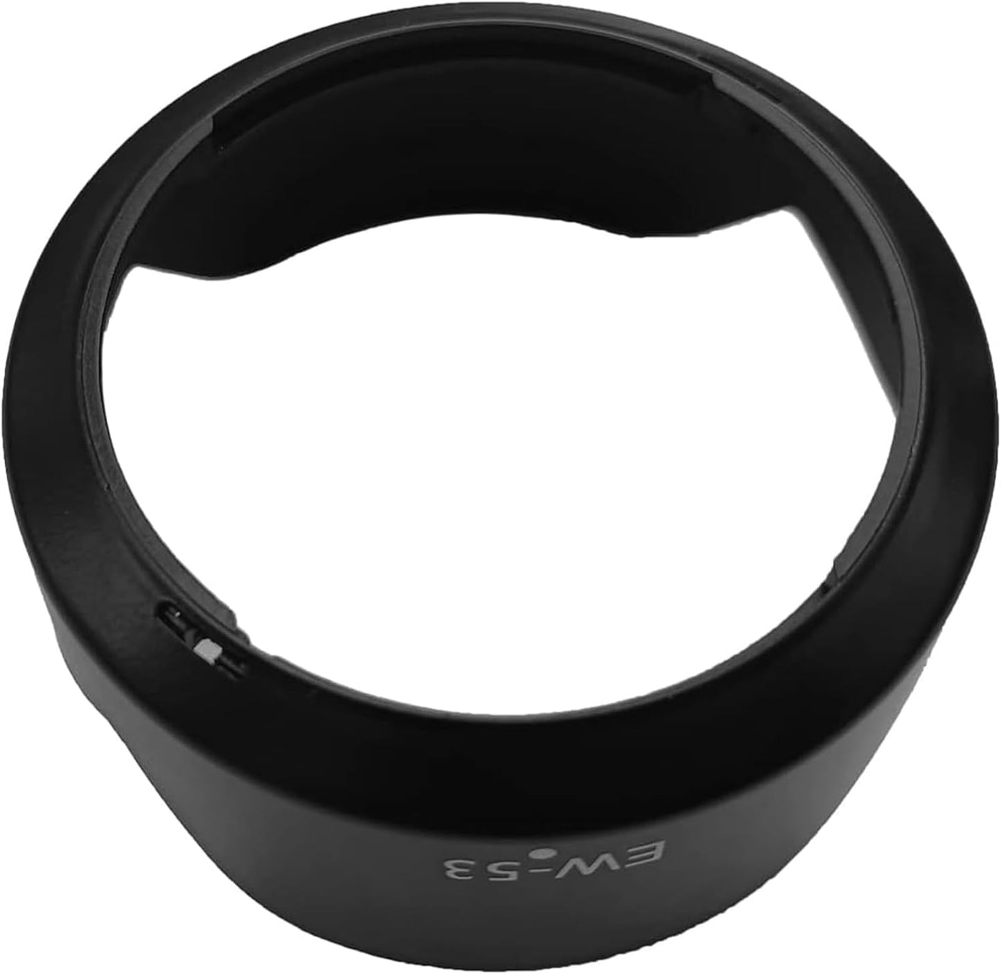Camera Lens Hood Shade for Canon EF-M 15-45mm f/3.5-6.3 STM & RF-S 18-45mm f/4.5-6.3 is STM Lens for Canon EOS R100 R50 M50 M50 Mark II M5 M6 Mark II M200 M100 w-53 hood Replacement for