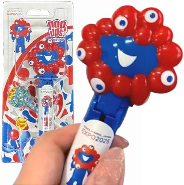 POP UPS! Pop-ups! Myaku Chupa Chaps Case, Set of 2, Osaka Expo, Popups, Sweets, Ksaexpo 2025, Osaka Kansai Exposition 2025, Osaka Travel, Kansai Limited
