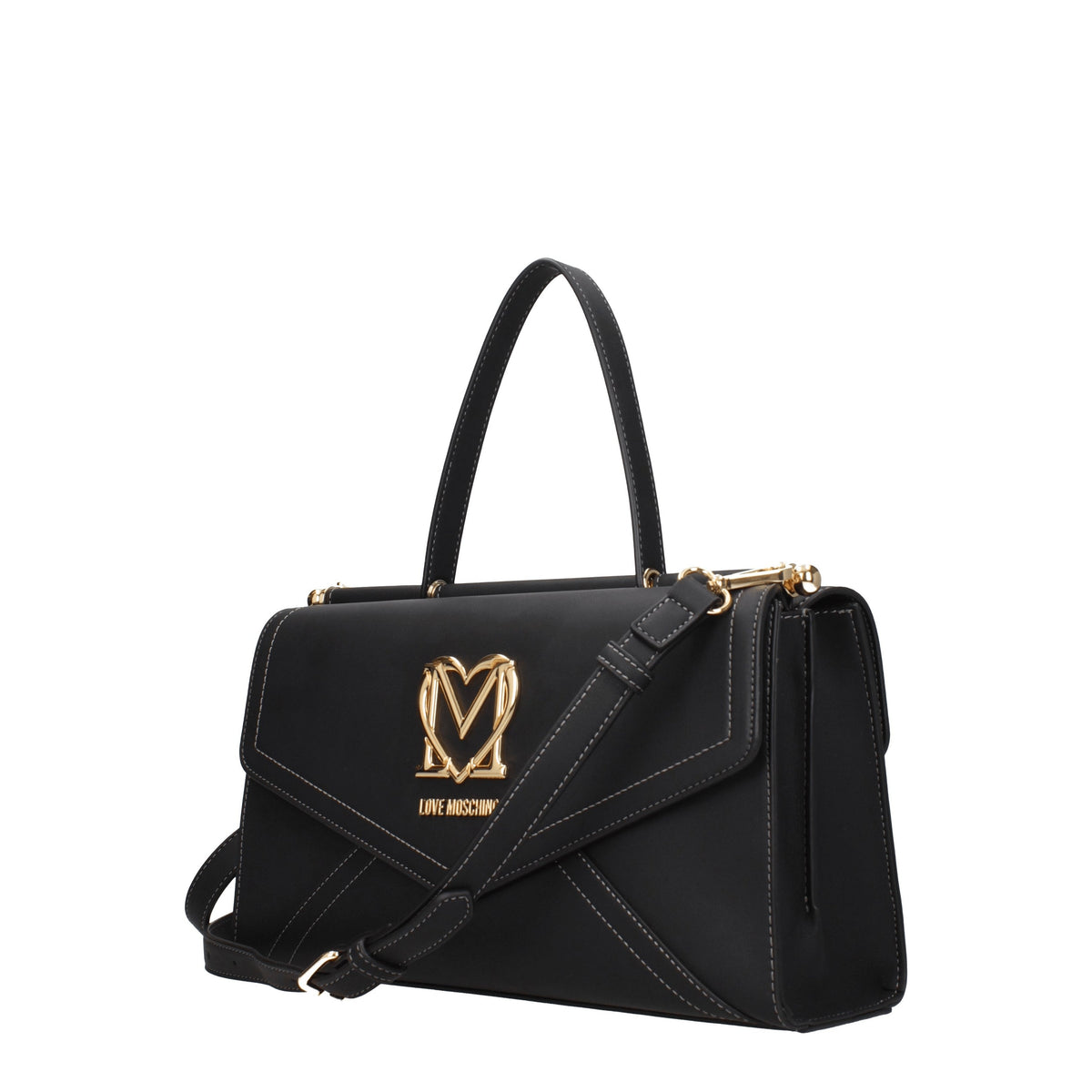 Moschino モスキーノのハンドバッグが大好きな女性ポリウレタンブラック - Image 6