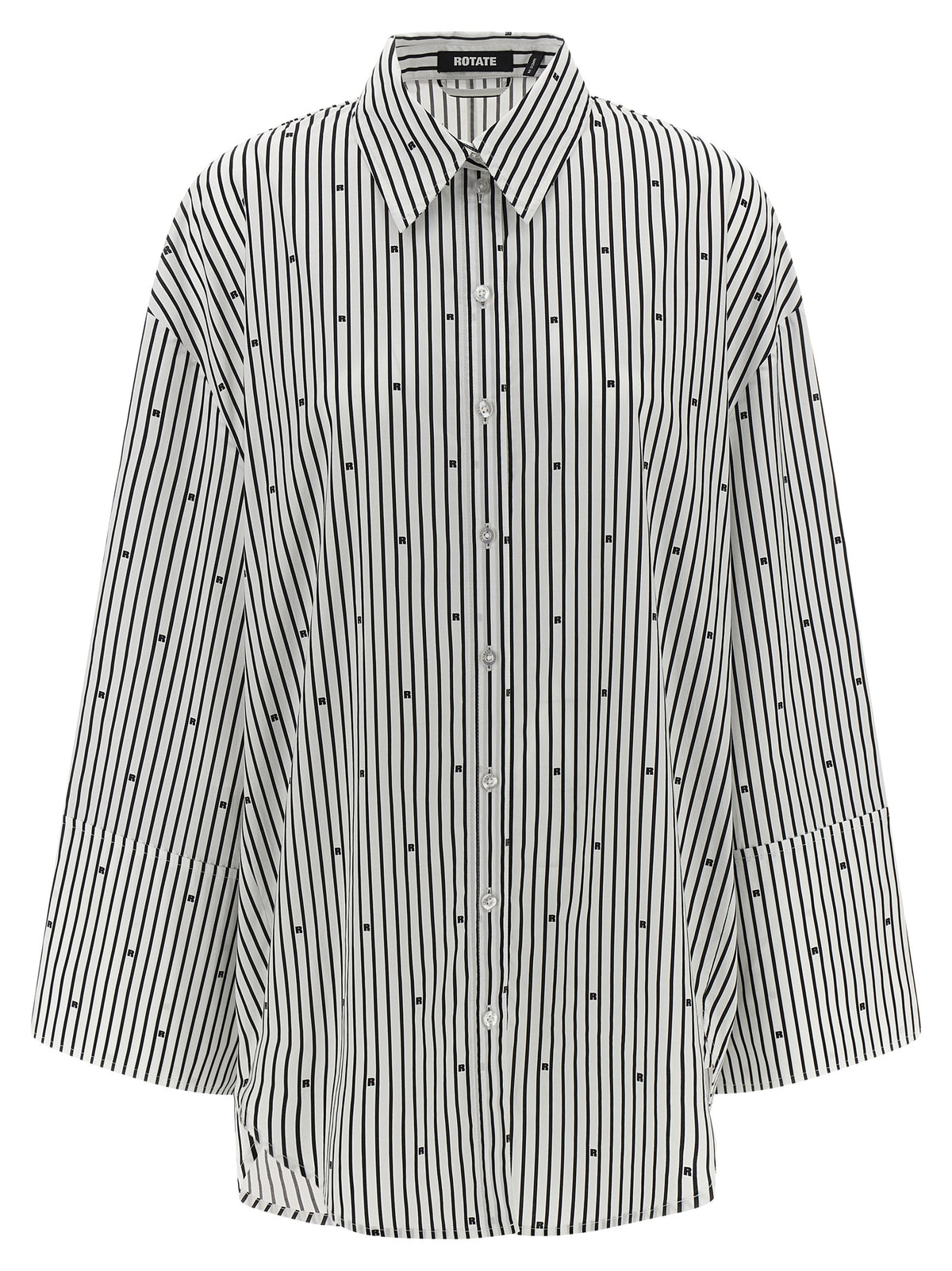 Rotate Rotate Birger Christensen「Poplin特大のストライプ」シャツ - Image 6