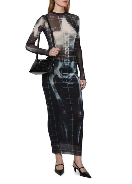 JEAN PAUL GAULTIER squeletor メッシュ混 長袖トップス - Image 6