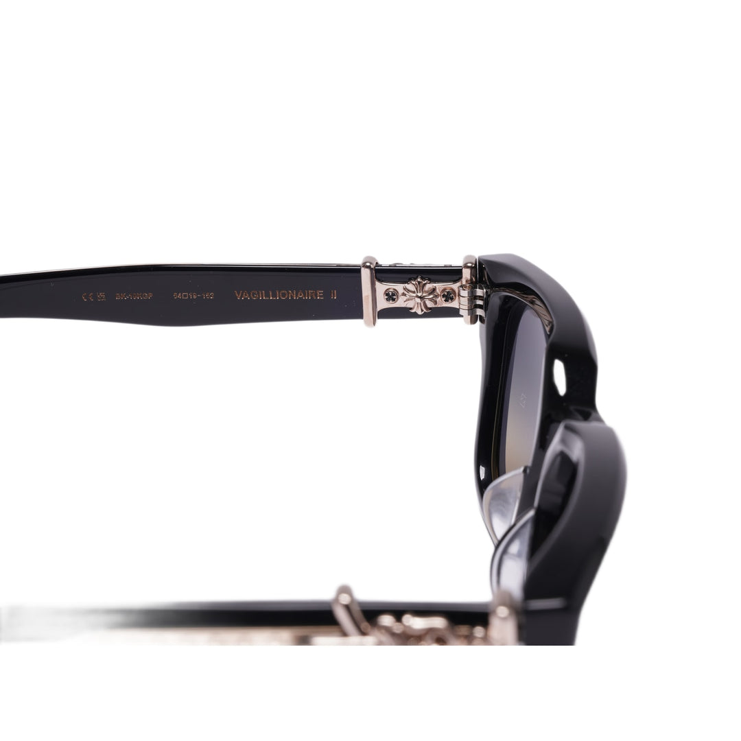 CHROME HEARTS 'BLACK' VAGILLIONAIRE II GLASSES