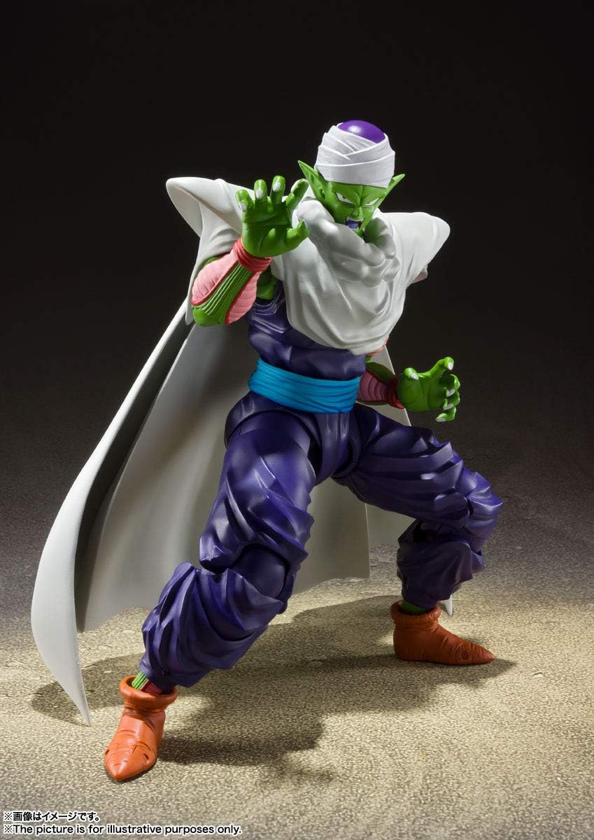 S.H. Figuarts Dragon Ball Piccolo - Proud Namec Alien - (Resale Version), Approx. 6.3 inches (160 mm), PVC & ABS Pre-painted Action Figure