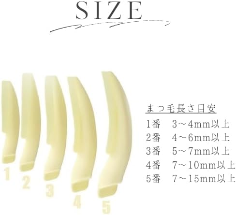 MoZoo Eyelash Perma Lots Self Rod Metel Style Lash Lift Set of 5