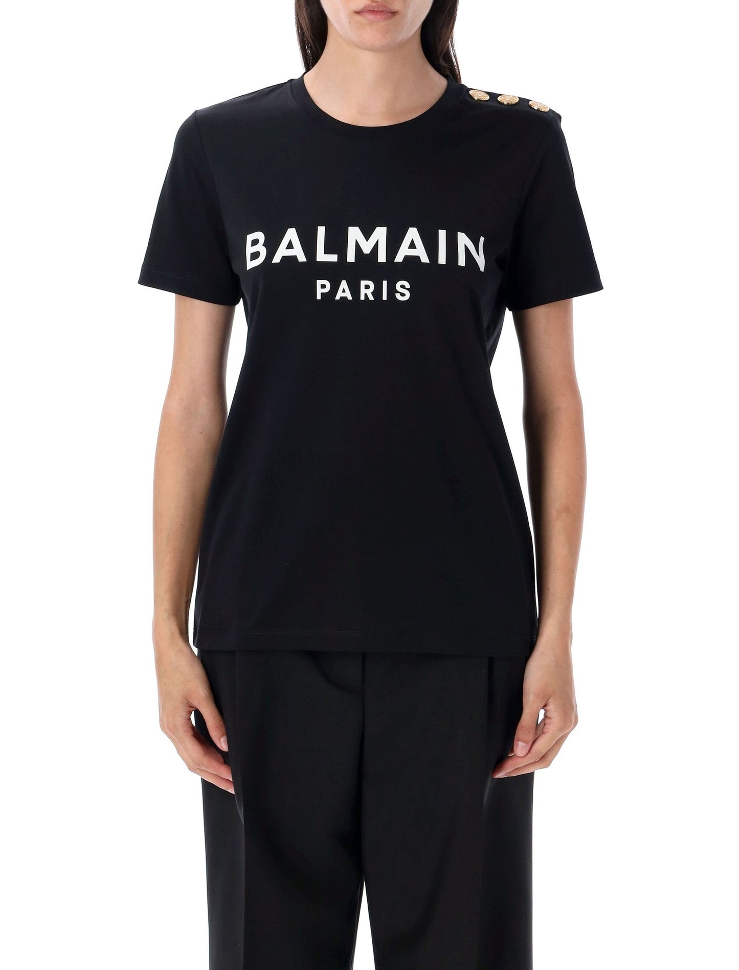 Balmain Tシャツとポロスブラック - Image 6