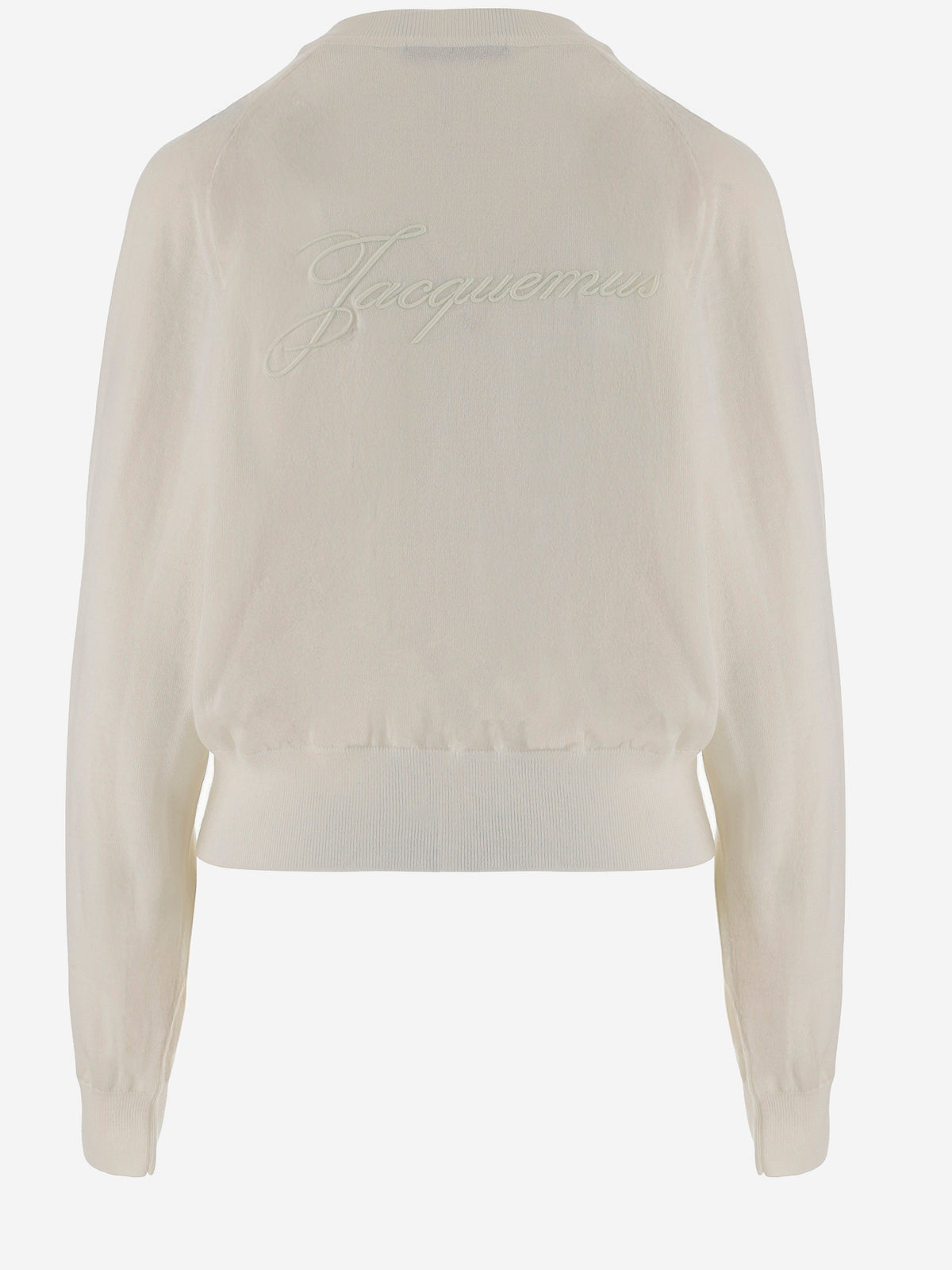 Jacquemus Jacquemus Merino Wool Sweater With Logo Embroidery - Image 6