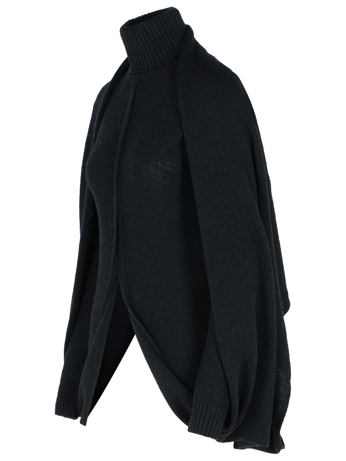Sportmax SportMax 'Adepto'ブラックバージンウールブレンドハイネックセーター - Image 6